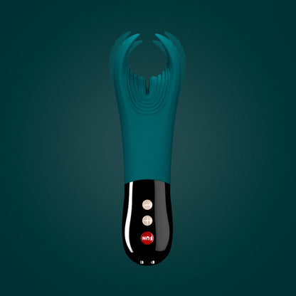 Fun Factory MANTA deep sea blue-black - Deep Sea Blue 18 cm USB Rechargeable Mens & Couples Vibrator