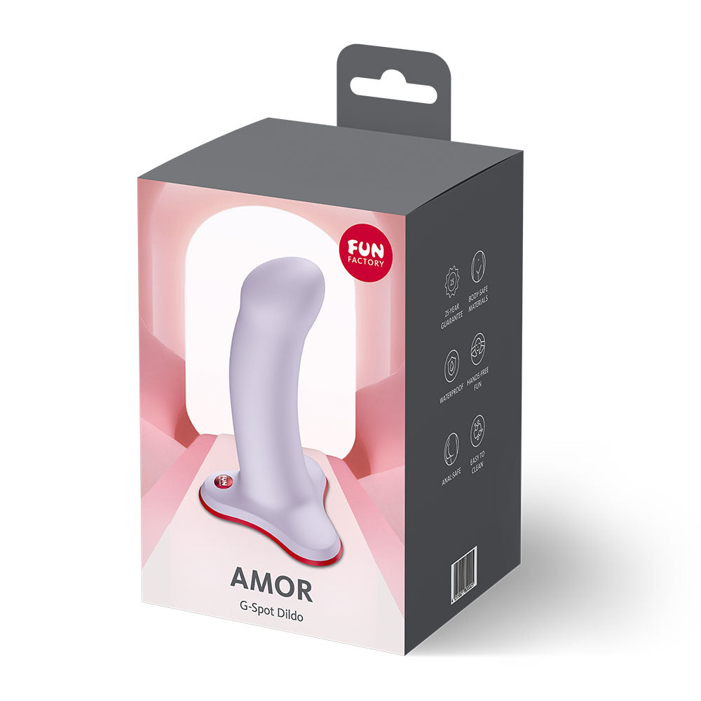 Fun Factory AMOR Purple - Purple 13.5 cm Dildo