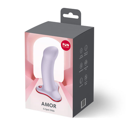 Fun Factory AMOR Purple - Purple 13.5 cm Dildo