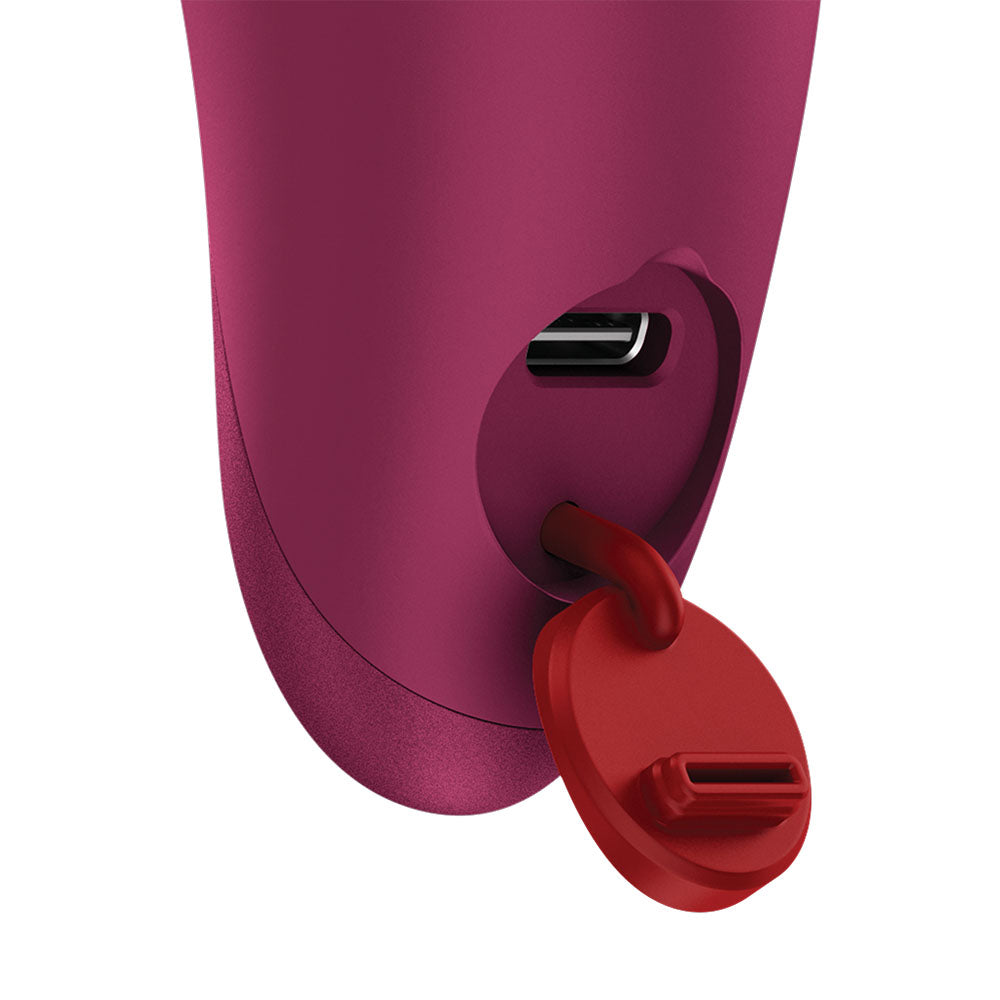 Fun Factory CHARME Wine Red - Wine Red USB-C Rechargeable Stimulator