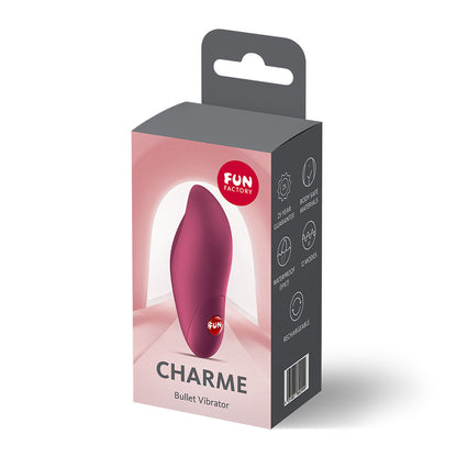 Fun Factory CHARME Wine Red - Wine Red USB-C Rechargeable Stimulator