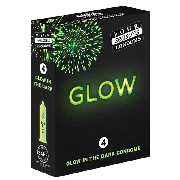 Glow N' Dark Condoms 4PK