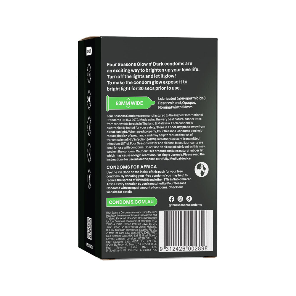 Glow N' Dark Condoms 8PK