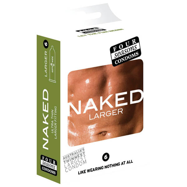 Naked Larger Fitting Condoms 6PK