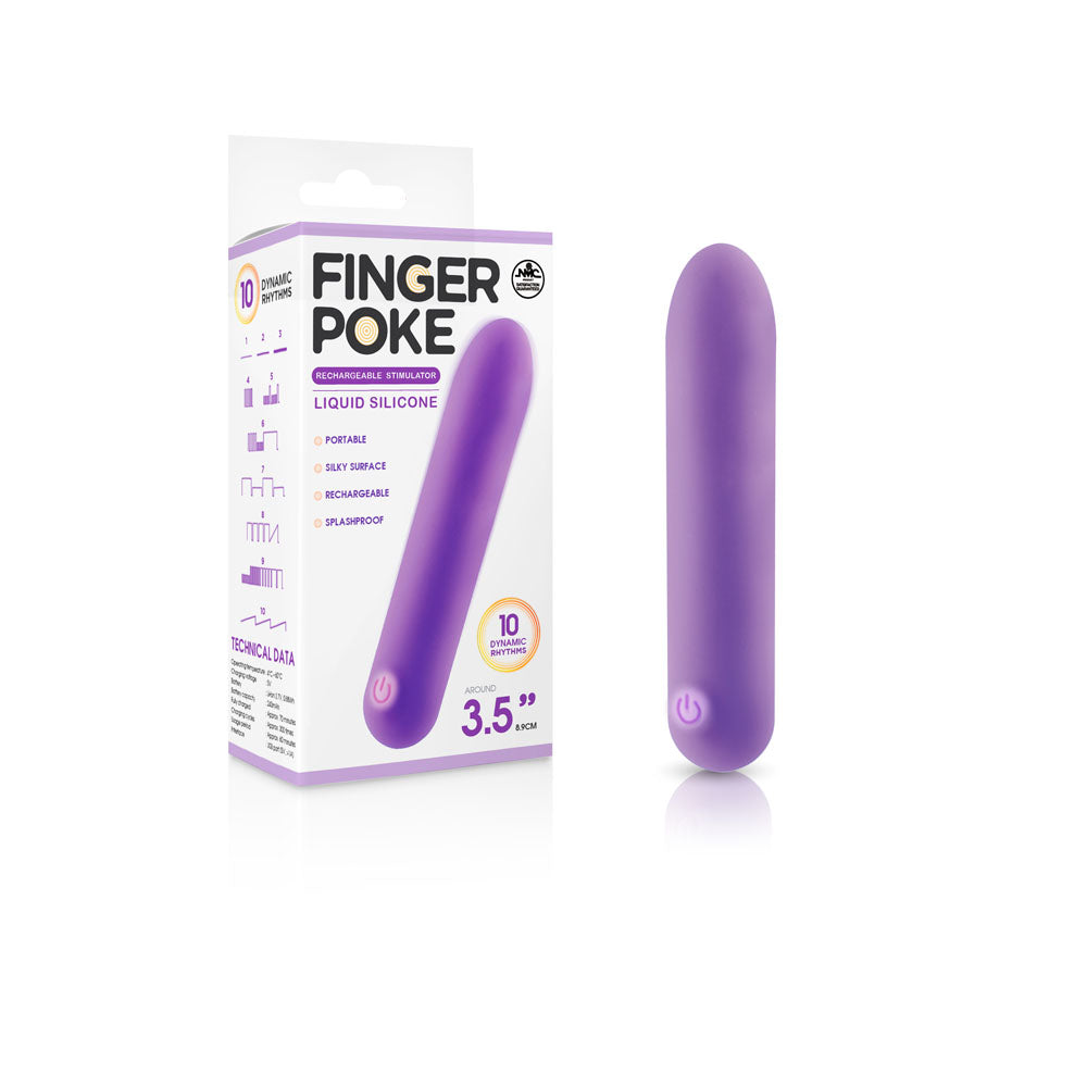 Finger Poke - Purple 3.5"