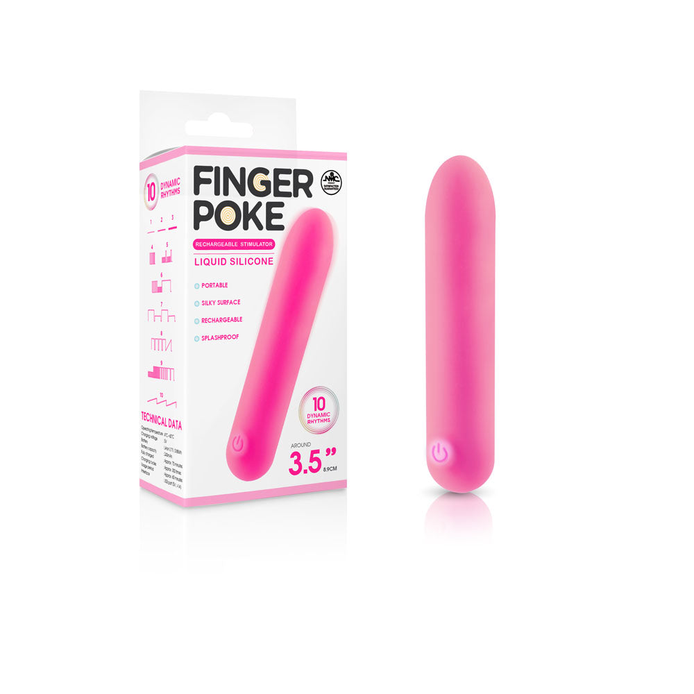 Finger Poke - Pink 3.5"