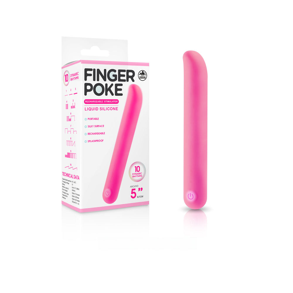 Finger Poke - Pink 5"