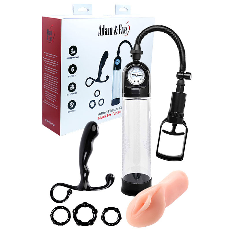 Adam & Eve ADAMS PLEASURE KIT - Male Kit - 6 Piece Set