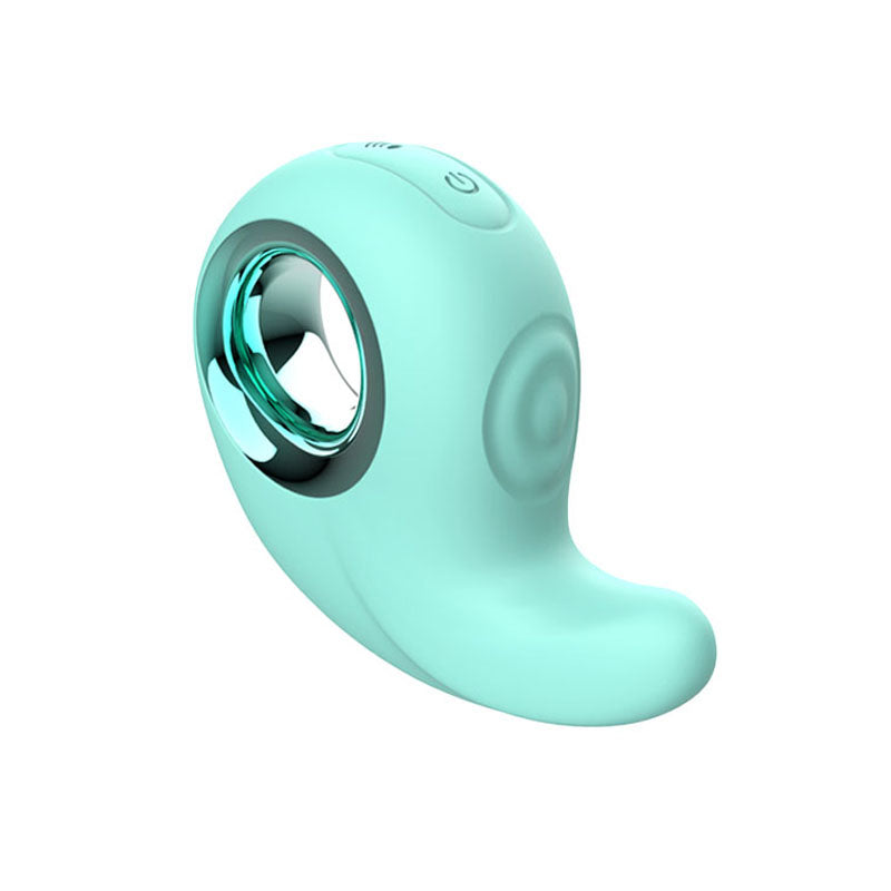 Adam & Eve CURVY CUTIE PLEASURE COMBO - Teal USB Rechargeable Tapping Stimulator