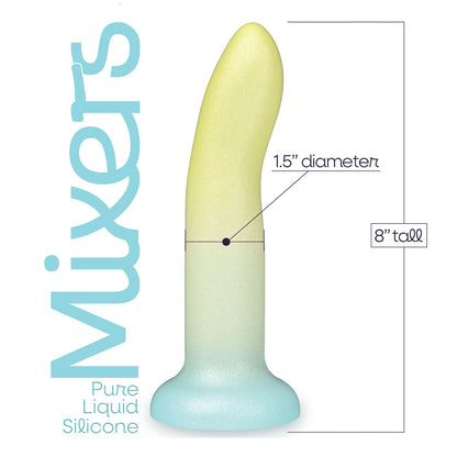 Mixers Lime Rickey - Yellow/Blue 20.3 cm Dildo