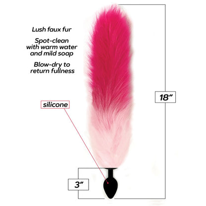 Foxy Fox Tail Silicone Butt Plug