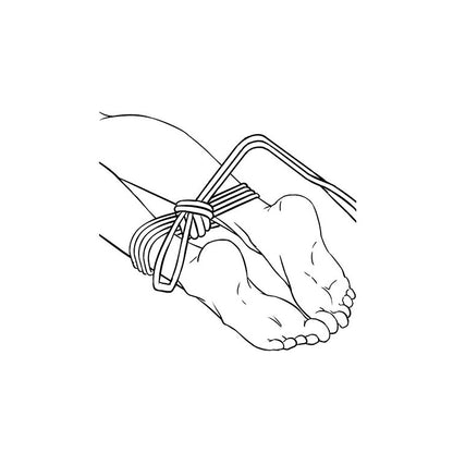 Adam & Eve BONDAGE ROPE - 4.5 metre (15 feet) - Black Bondage Rope - 4.5 metre Length