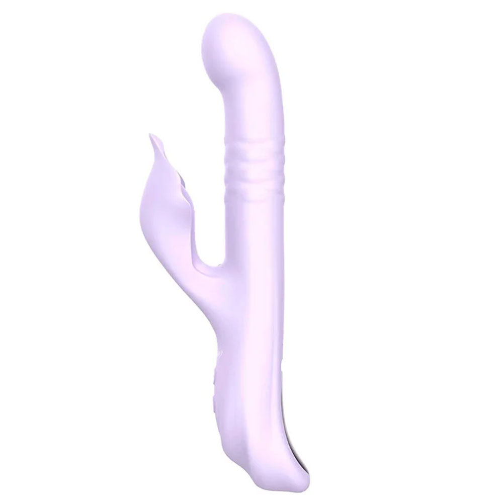 Adam & Eve EVES THROBBER - Lilac 25.4 cm USB Rechargeable Pulsating Rabbit Vibrator
