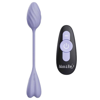 Adam & Eve SPIRAL LOVE Wearable Egg - Purple USB Rechargeable Wearable Vibrating Egg with Wireless Remote