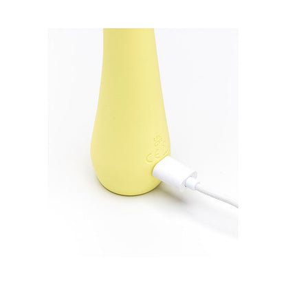 Adam & Eve GROOVY GLOW-UPS Bendie - Yellow 18.4 cm USB Rechargeable G-Spot Vibrator