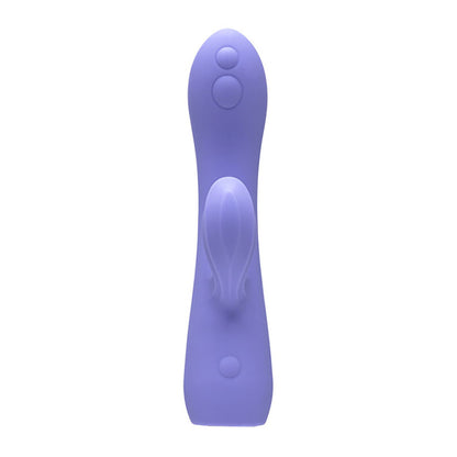 Adam & Eve GROOVY GLOW-UPS Wavie - Purple 16.5 cm USB Rechargeable Rabbit Vibrator