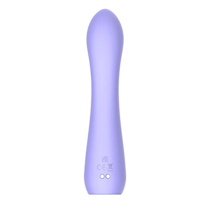 Adam & Eve GROOVY GLOW-UPS Wavie - Purple 16.5 cm USB Rechargeable Rabbit Vibrator