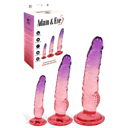 Adam & Eve Dreams 3 Pieces -Pink Purple -