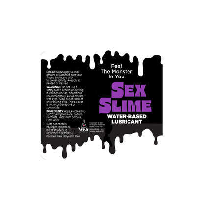 Sex Slime - Purple - Purple Water Based Lubricant - 60 ml Bottle