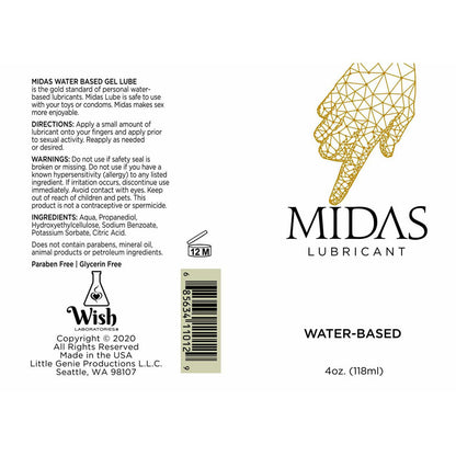 Midas Water Based Lube 118ML