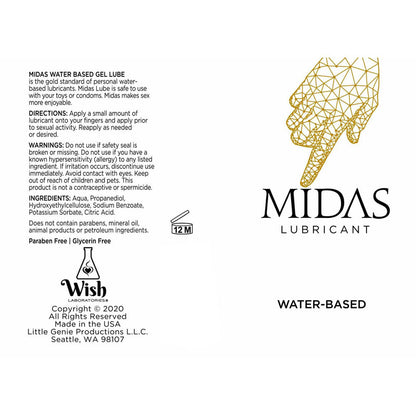 Midas Water Based Lube 59ML