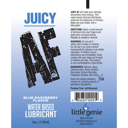 Juicy AF - Blue Raspberry 120ML