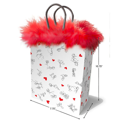 Naughty Stick Figures Gift Bag - Novelty Gift Bag