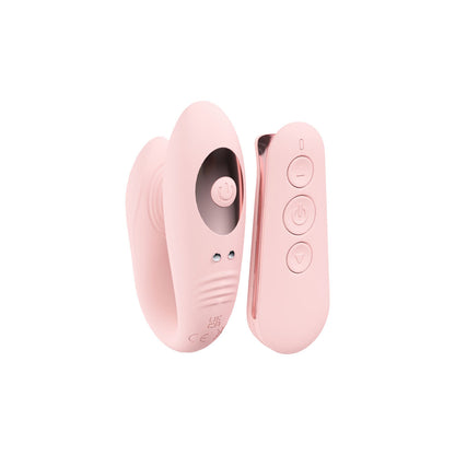 LOVELINE Charme Dual Motor Vibe - Pink USB Rechargeable Dual Motor Vibrator with Wireless Remote