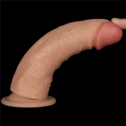 7 Inch Power Basics - Flesh 18 cm USB Rechargeable Vibrating Dong