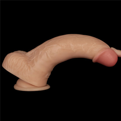 9 Inch Power Basics - Flesh 23 cm USB Rechargeable Vibrating Dong