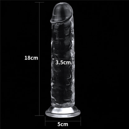 Flawless Clear Dildo 7''