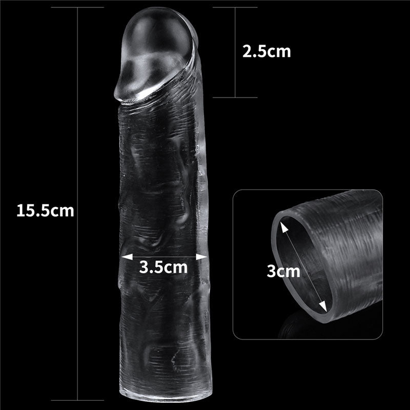 Flawless Clear Penis Sleeve 1''