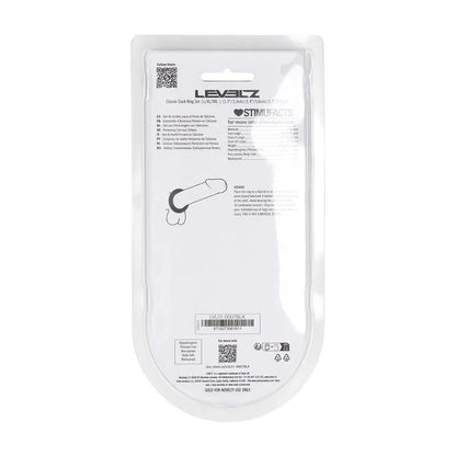 LEVELZ Classic Silicone Cock Ring Set - L/XL/XXL - Black Cock Rings - Set of 3 Sizes