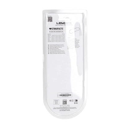 LEVELZ Classic Silicone Cock Ring Set of 6 - Black Cock Rings - Set of 6 Sizes