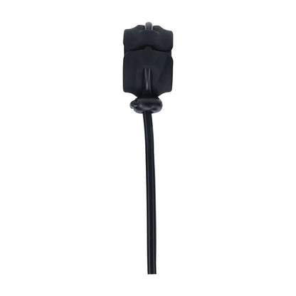 LEVELZ Wide Detachable Lasso Cock Ring - Black - Black Adjustable Cock Ring