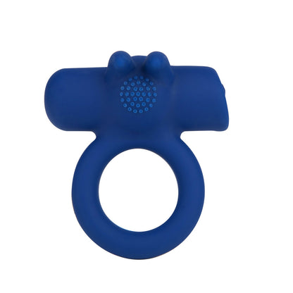 Maia HUXLEY - Blue - Blue USB Rechargeable Strong Vibrating Cock Ring