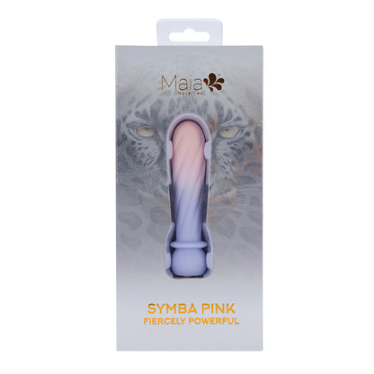 Maia SYMBA - Pink - Pink 10.8 cm USB Rechargeable Powerful Bullet