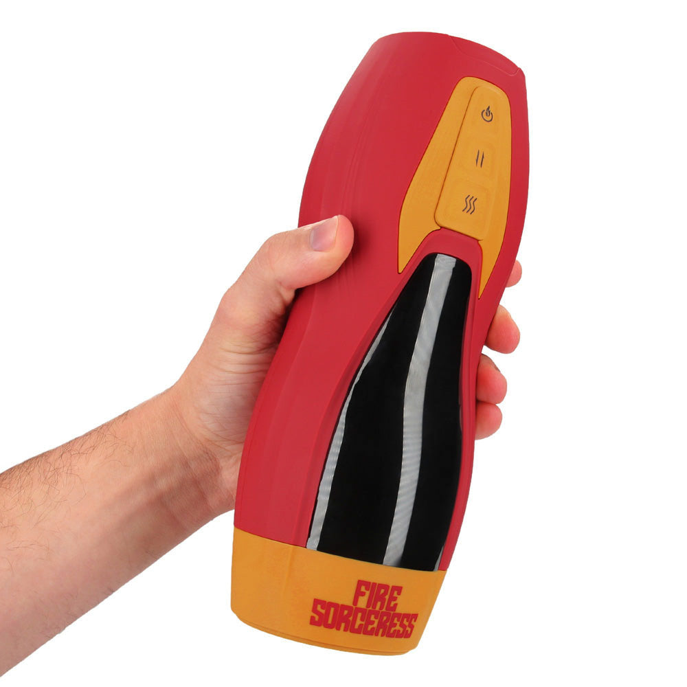 MASTURS Solara - USB Rechargeable Vibrating, Thrusting & Heating Auto Stroker with Augmented Reality