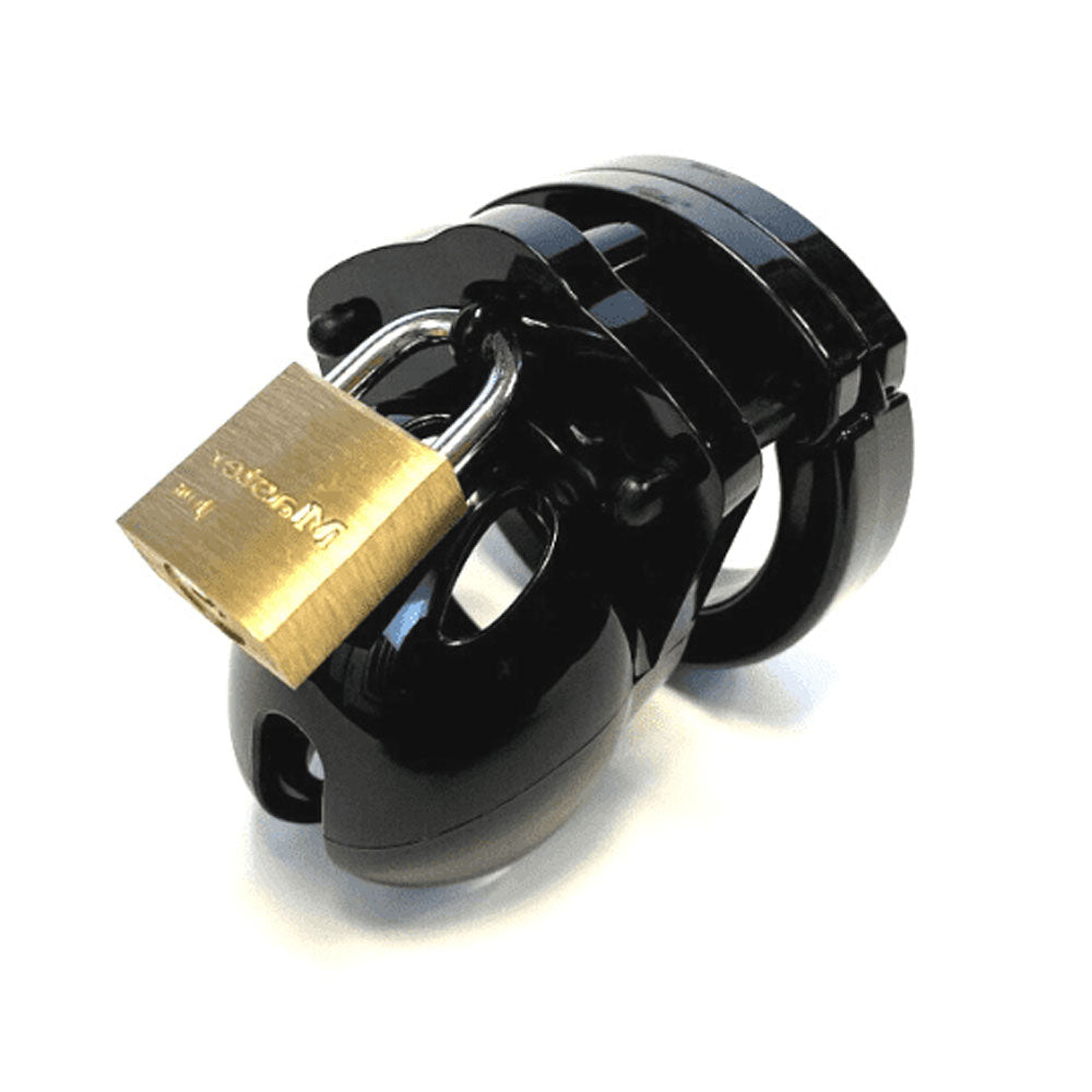 Mini-Me Black Chastity Cock Cage Kit - Black