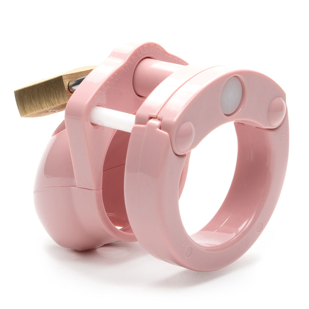 Mini-Me Black Chastity Cock Cage Kit - Pink