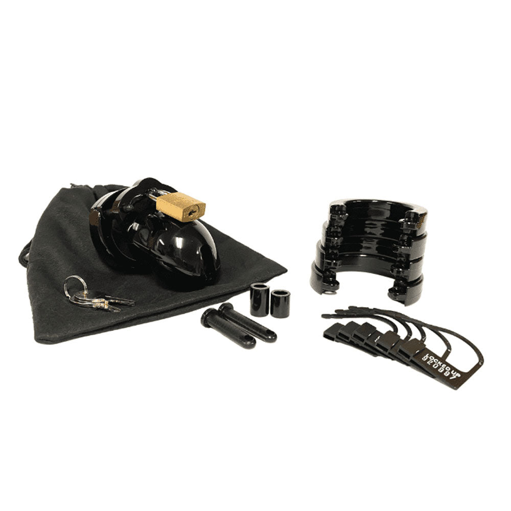 Mr. Stubb Chastity Cock Cage Kit - Black