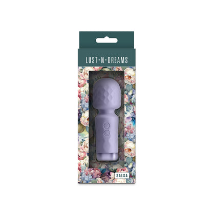 Lust-n-Dreams - Salsa - Lavender - Lavender 11.5 cm USB Rechargeable Mini Massage Wand