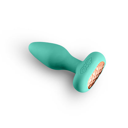 Techno - Prism - Teal 10.9 cm USB Rechargeable Butt Plug with App Control