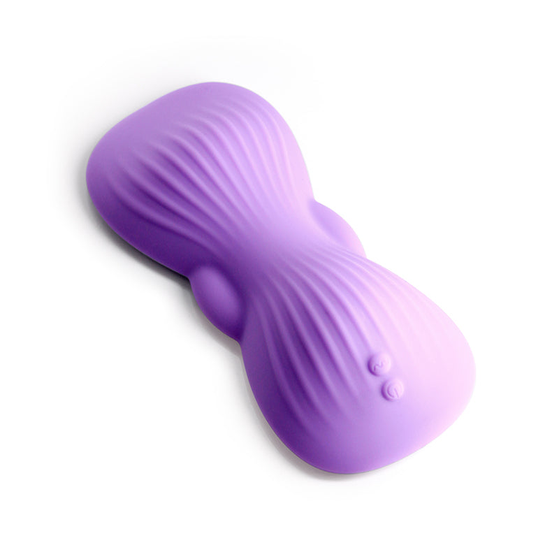 Techno - Trap - Purple - Purple USB Rechargeable Vibrating Grind Pad with App Control