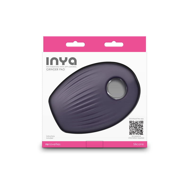 INYA Grinder - Grey - Grey USB Rechargeable Vibrating Grinding Pad with App Control