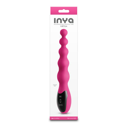 INYA Virtua - Pink - Pink 23.9 cm USB Rechargeable Beaded Vibrator