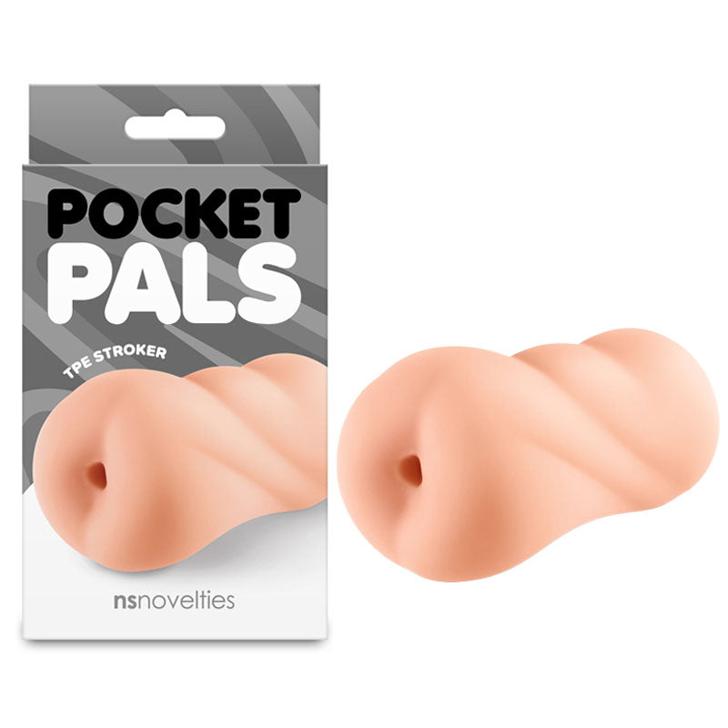 Pocket Pals Anal Stroker - Tan - Tan Anal Stroker