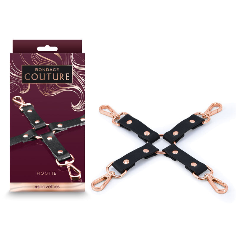 Bondage Couture Hog Tie - Black