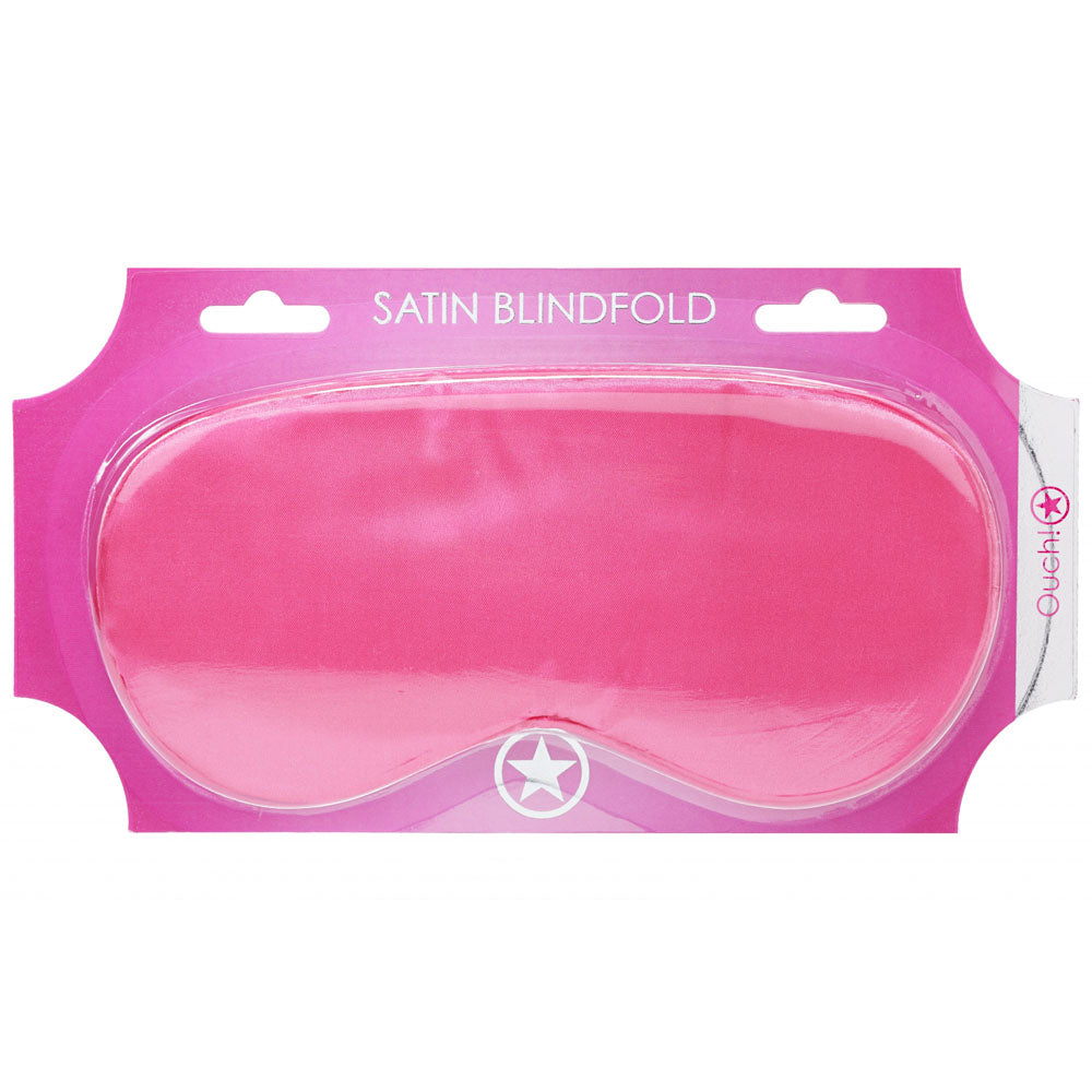 OUCH! Satin Mask - Pink - Pink Eye Mask