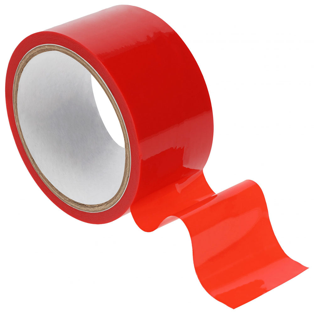 OUCH! PVC Non-Stick Tape - Red - Red Bondage Tape - 20 metre Length